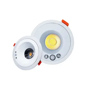 30W Embedded Hotel Office Warehouse Intelligent Sensor Light Smart 3cct Downlight