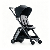 Poussette pliable pour bébés, cadre en alliage d'aluminium, capacité de 15 kg, transport en avion, poussette de voyage intérieure/extérieure
