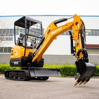 Mini Excavadora de 2 Toneladas EPA Euro 5, Excavadora Pequeña para Granja y Hogar en Venta