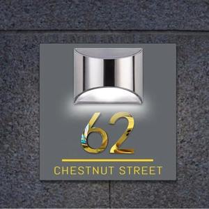 Lampu Taman LED luar ruangan lampu sorot pagar untuk kotak surat pelat pintu untuk penerangan luar ruangan - Product Image 2