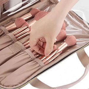 Free Sample Custom Multifunctional Storage Travel Makeup <b>Bags</b> Portable Large Capacity Toiletry <b>Bag</b> <b>Folding</b> makeup bagFor ladies - Product Image 4