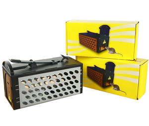 Piège à souris intelligent de conception nouvelle et humaine, capture et relâchement en direct, sans danger pour les enfants/les animaux domestiques, facile à installer, pour l'intérieur/l'extérieur, <span class=keywords><strong>cage</strong></span> réutilisable - Product Image 3