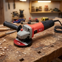 Meuleuse d'angle électrique filaire Burley 950W à vitesse variable 11000 tr/min, moteur à balais de qualité industrielle pour la découpe, le polissage et le décapage de la rouille