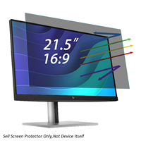 Filter Privasi Perawatan Mata untuk Monitor Desktop HP 21.5" 16:9 Anti Silau Anti Cahaya Biru Anti Sidik Jari Anti Mata-mata Pelindung Layar