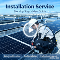 Système d'énergie solaire hors réseau pour maison, OEM ODM, 15KW-200KW, kit complet de panneaux solaires avec batterie au lithium pour l'alimentation de secours domestique