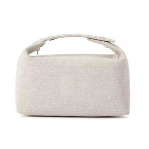 Sac de maquillage en toile de coton naturel personnalisé, sac de cosmétiques en chanvre et en jute, sac de voyage réutilisable et durable pour femmes, vente en gros - Product Image 4