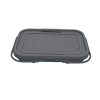 Boîte de rangement pliable en plastique personnalisable Organisateur pliable pour usage domestique pour le linge avec fonction de suspension
