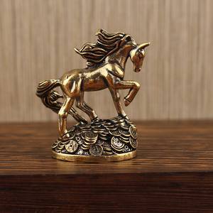 ม้าทองแดงประจำราศี ดึงดูดความมั่งคั่งและปกป้องบ้าน ของตกแต่งบ้าน เสริมโชคลาภและความสำเร็จทันที ของประดับตกแต่งตรุษจีน - Product Image 4