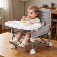 Chaise de camping pliable légère et portable pour bébé, moderne, écologique, respirante, avec harnais de sécurité pour l'extérieur
