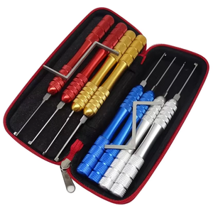 Herramientas de <span class=keywords><strong>Cerrajería</strong></span> Mágicas Universales 2 en 1 de Acero Metálico Coloridas para Automóviles, Suministros de <span class=keywords><strong>Cerrajería</strong></span> que Incluyen Ganzúas - Product Image 3