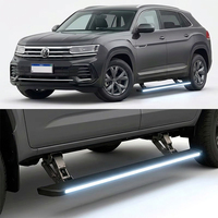 Marchepieds électriques avec éclairage LED coloré pour VW Atlas Cross Sport Teramont 2017-2023