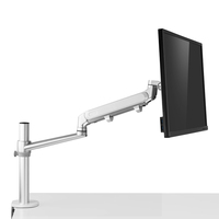 Bras de moniteur réglable en hauteur avec ressort à gaz en aluminium - Portable et extensible UPERGO OL-1S Pro pour l'école, la chambre, l'entrepôt, le supermarché