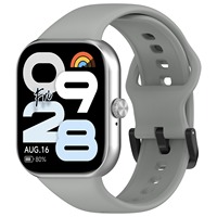 2026 New Soft IP67 Square Alloy Case Silicone Magnetic Sport Watch Band Strap for Redmi Smartwatch Quick Release Buckle