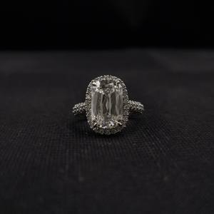 Anillo de Diamantes de Platino de Estilo Clásico con Artesanía Refinada y Brillo Duradero, Ideal para Novias, Joyería de Boda - Product Image 5