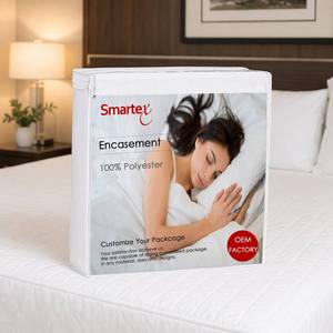 Protège-matelas imperméable certifié BSCI, 6 côtés zippés, protection <span class=keywords><strong>de</strong></span> <span class=keywords><strong>lit</strong></span> OEM, fournitures pour hôtels et hôpitaux - Product Image 1