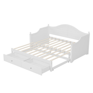 <b>Sofa</b> Bed With Storage Drawers <b>Wooden</b> <b>Frame</b> Bedroom Living Room Use - Product Image 1