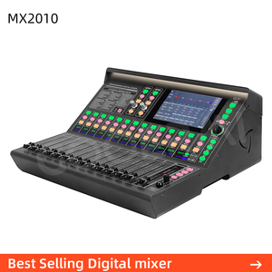 Mixer Digital MX2010 de 20 Canais com Tela Sensível ao Toque de 7 Polegadas, 16 Entradas para Microfone, Controle Remoto WiFi e Gravação USB - Product Image 1