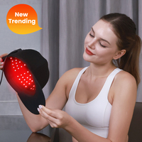 Casque de luminothérapie rouge IDEATHERAPY personnalisé 660 nm, machine à lumière LED proche infrarouge, casque de croissance capillaire à LED, casquette de luminothérapie rouge