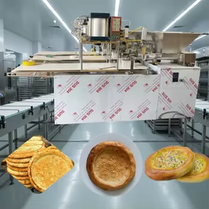 Máquina Automática para Prensar y Colocar Ingredientes en Pizza, Tamaño Personalizado, con Motor, Acero Inoxidable 304, Capacidad de 350-450 kg/h, Potencia de 600 W - Product Image 2