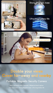 Nouveau Full Hd 2k 1080p Surveillance Sécurité Double Objectif 6X Zoom In Out Enregistreur Vidéo Portable Petit Cctv 4G Carte Sim Mini Caméras - Product Image 3