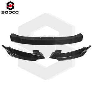 Lame Avant de Type R44 en Fibre de Carbone Sèche, Séparateur de Lèvre de Pare-Chocs Avant, Spoiler de Menton pour <span class=keywords><strong>BMW</strong></span> M3 G80 G81 M4 G82 G83 - Product Image 3