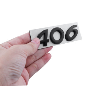 Barato emblema personalizado 406 coche pegatina <span class=keywords><strong>de</strong></span> Metal <span class=keywords><strong>insignia</strong></span> del cuerpo para <span class=keywords><strong>Peugeot</strong></span> OEM alta calidad al por mayor camión Auto accesorios autoadhesivos - Product Image 3
