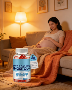 Gummies personnalisables OEM Myo & <span class=keywords><strong>D</strong></span>-Chiro Inositol Plus avec Folate et <span class=keywords><strong>Vitamine</strong></span> <span class=keywords><strong>D</strong></span>, rapport 40:1 pour le soutien hormonal et ovarien des femmes - Product Image 3