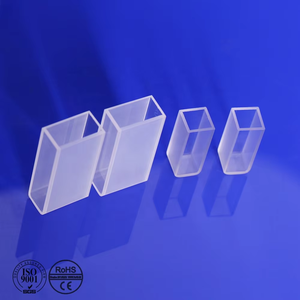 <span class=keywords><strong>Cuvette</strong></span> aliran kuarsa kustom 10mm sel kuarsa mikro dengan dukungan OEM - Product Image 5