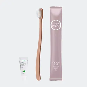 Disposable Toothbrush With Toothpaste Set Hotel Travel Dental Set Toothbrush And Toothpaste Kit