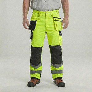 Pantalon de travail d'hiver haute visibilité classe 3 pour les travailleurs en extérieur - Product Image 1