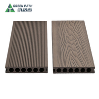 Revêtement composite pour terrasse extérieure, résistant à l'eau, à la moisissure, à l'humidité, à l'oxydation et à l'usure