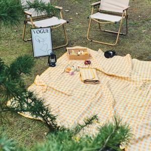 Alfombra de Picnic Plegable Portátil de Buena Calidad para Exteriores, Resistente a la Humedad y al Agua, con Diseño Geométrico - Product Image 5