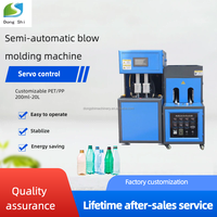 Máquina Sopladora de Botellas/Máquina Sopladora de Botellas Semiautomática/para la Producción de Botellas de Plástico Máquina Semiautomática para Soplar Botellas