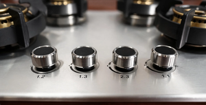 RVS 4-pits gasfornuis voor op tafel met elektronische ontsteking, energie-efficiëntieklasse A+, geschikt voor hotels en huishoudelijk gebruik - Product Image 5