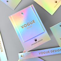 Étiquettes holographiques pour vêtements, étiquettes holographiques laser avec logo pour produits
