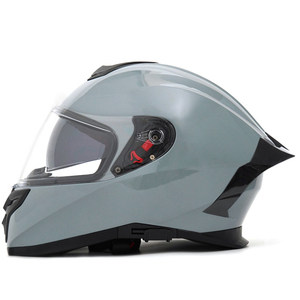 Casque de moto intégral certifié ECE2206 DOT, tailles S/M/L/XL, avec double visière, matériau ABS, pour karting et course - Product Image 1