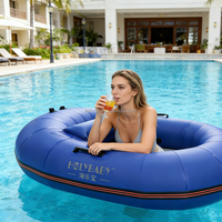 Bateaux gonflables portables Hailebao Easy Storage, Kayak escargot confortable en PVC, pour la pêche décontractée et les fêtes de piscine en famille