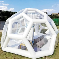 Structure de football personnalisée, igloo gonflable, cabine à bulles, tente dôme en PVC transparent pour ballons, tente à bulles gonflable