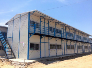 TOPPRE, edificio de oficinas de acero tipo K, dormitorio desmontable, alojamiento temporal para el <span class=keywords><strong>personal</strong></span>, casa prefabricada para campamento de trabajo, casa sándwich K - Product Image 2