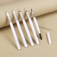 Pince à épiler portable double embout pour eyeliner et cils, brosse ultra-fine angulaire pour eyeliner et sourcils, pince à épiler pour cils, brosse de maquillage, cosmétiques en gros