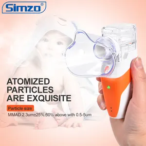 Portable Rechargeable Battery Mesh Nebulize Handle Steam Inhaler Nebulizador