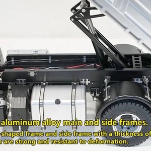 1:14 Scale KABOLITE K5701 4WD RC Tractor <b>Truck</b> Electric Dump Trialer Car 4X4 RTR 540 Brush Motor Alloy Metal FlySky 2.4G <b>Remote</b> - Product Image 3