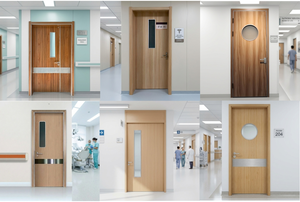 Puerta de Acero para Habitación de Pacientes de Hospital, con Certificación CE ISO, Grado Hospitalario, Fácil de Limpiar, para Clínicas y Salas de Hospitalización - Product Image 3