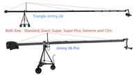 Grúa para Cámara Triangle Jimmy Jib Pro, para TV y Cine, 49 pies, de Alta Resistencia, Control de Cámara Ultra Preciso