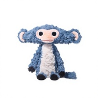 Peluche Zhuoqu Dewa Monkey Bestie, figurine amusante, poupée en tissu, compagnon de sommeil unisexe, oreiller à câliner, polyester, coton PP