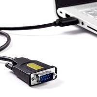 Adaptador serie USB a RS232 personalizado de fábrica Standard2303 Chip Serial DB9 Cable convertidor macho para módem de registro de cajero