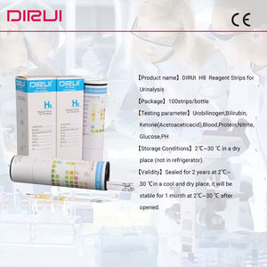 Bandelettes de test urinaire à utilisation facile, 8 paramètres, système d'analyse urinaire du pH, kits de test urinaire rapide, <span class=keywords><strong>DIRUI</strong></span> H8 - Product Image 3