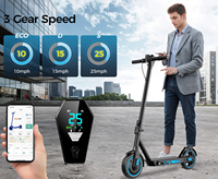 Trottinette électrique en stock dans les entrepôts de l'UE, des États-Unis et du Royaume-Uni, 36V 10.5Ah/15Ah, pneus gonflables de 10 pouces, longue autonomie, pliable, pour adultes, conforme à la norme EN17128