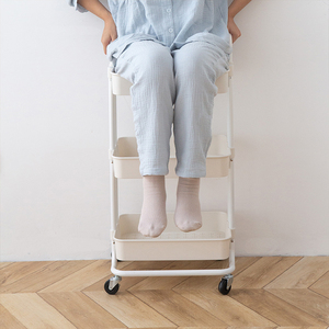 <span class=keywords><strong>3</strong></span> Tầng Phòng Khách Kim Loại Lưu Trữ <span class=keywords><strong>Rolling</strong></span> <span class=keywords><strong>Cart</strong></span> Nhựa Lưu Trữ Tủ Ngăn Kéo Xe Đẩy Giỏ Hàng Với 4 Bánh Xe Nhựa - Product Image 2