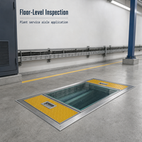 Couverture de canalisation de câbles visualisée pour système électrique avec verre trempé laminé PVB pour la surveillance et l'entretien des câbles